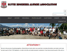 Tablet Screenshot of 317thengineers.com